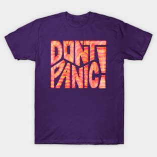 DON'T PANIC! Word Art T-Shirt